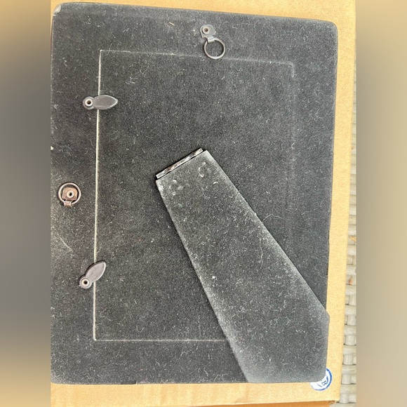 Longaberger Woven Traditions Ebony Pottery Picture Frame 4x6 - Picture 3 of 3